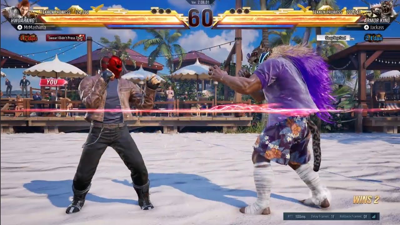 Hwoarang vs Armor King Tekken 8