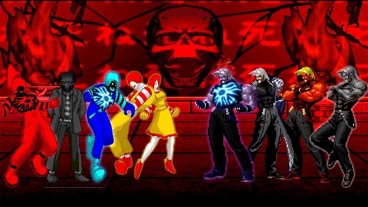 Kof Mugen Donald Team VS Rugal Team