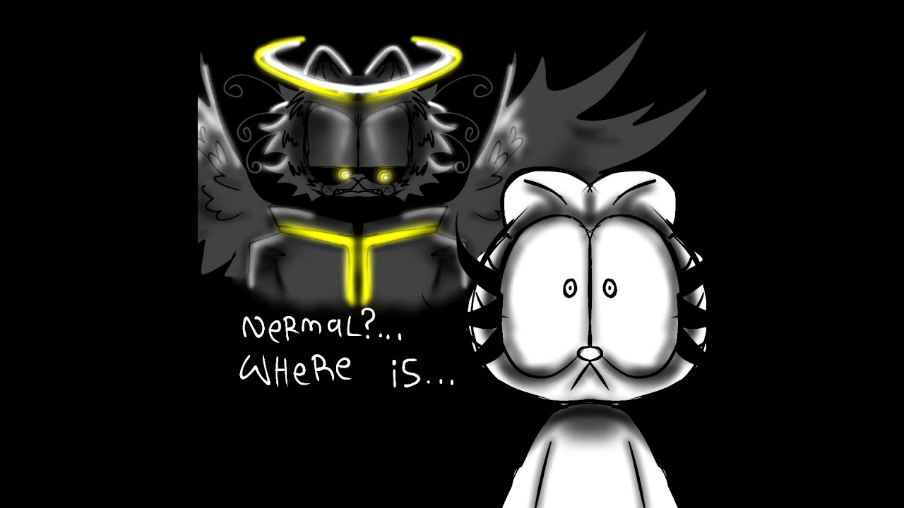 Nermal... where is my LASAGNA!! 😠(voice cool GodField by voice of kingf0x) #art #godfield