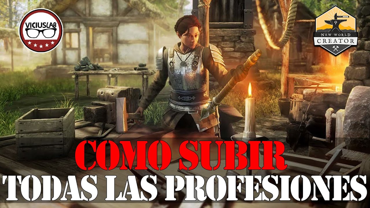 SUBE TODAS LAS PROFESIONES FACILMENTE - New World Aeternum en Español - Viciuslab