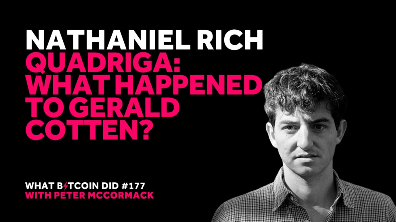 Quadriga: What Happened to Gerald Cotten with Nathaniel Rich