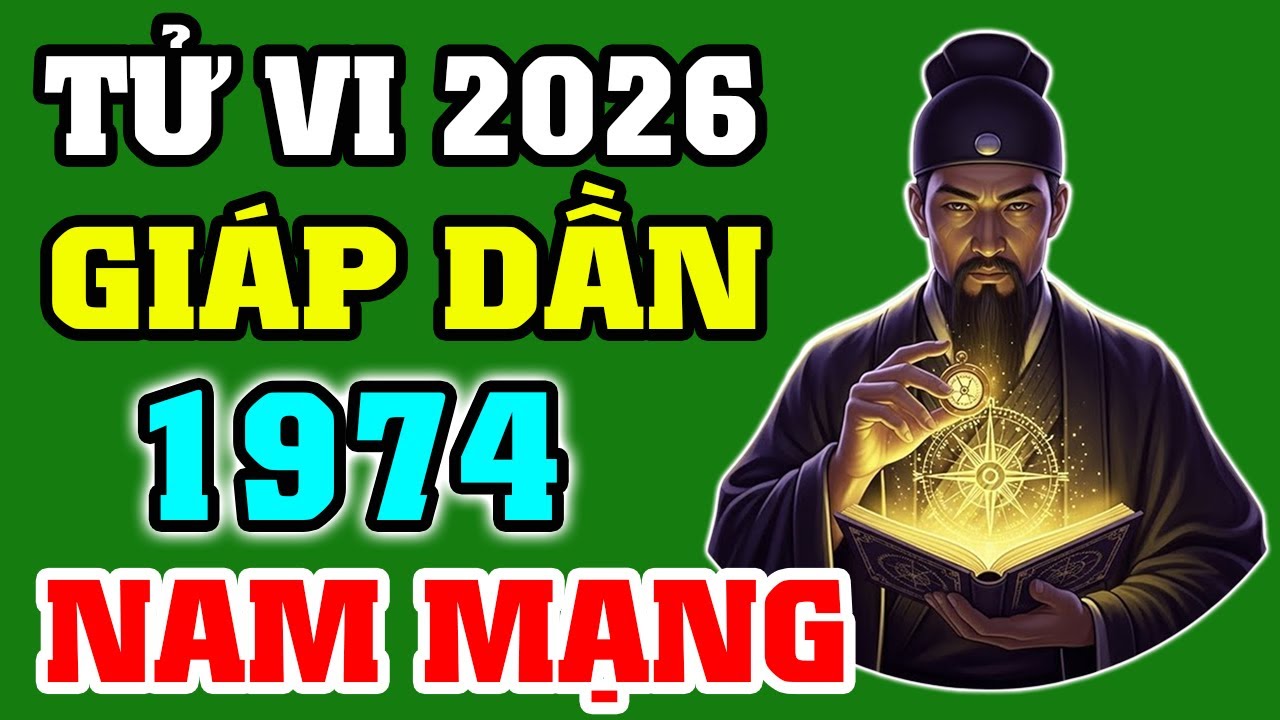 Tử Vi 2026 Tuổi Giáp Dần 1974 Nam Mạng | Vận Hạn – Tài Lộc – Sự Nghiệp
