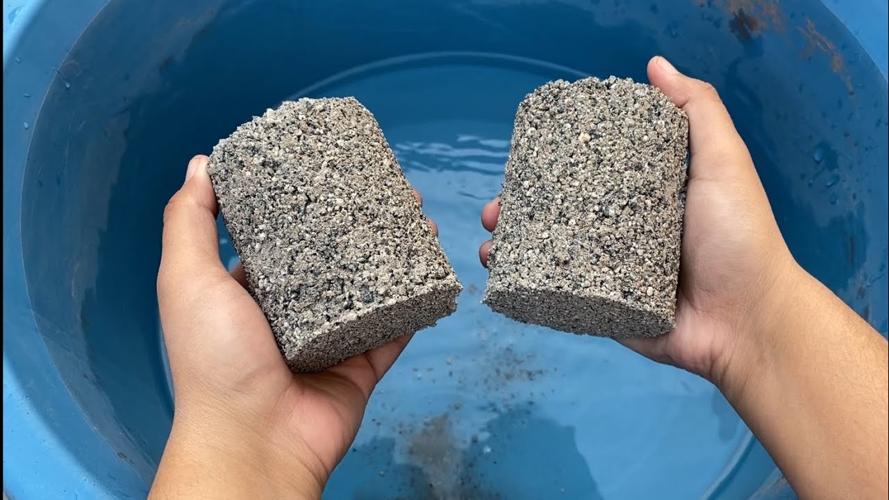 New bombastic crumbling of grey stonecrush sand cup & mug crumbling on water💦💦#relax #stressrelief💦💦