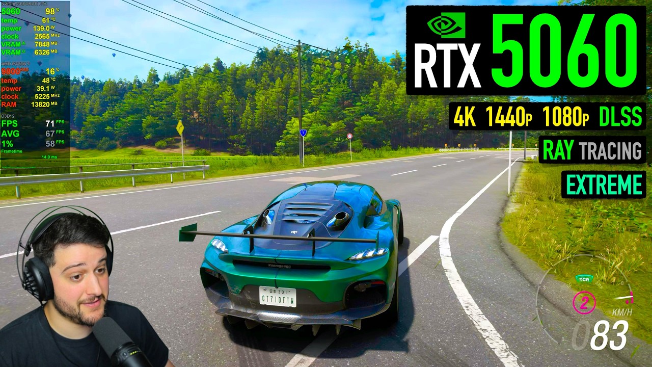 RTX 5060 &mdash; Forza Horizon 6 &mdash; Отличный опыт, но с компромиссами!