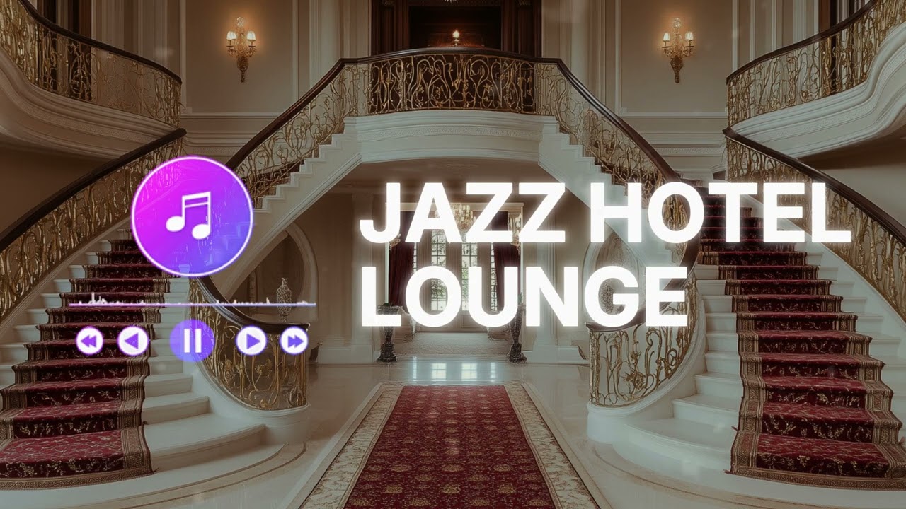 Luxury Hotel Lobby Jazz Experience ✨ | Sophisticated Piano Music for Calm Morning & Conversation
