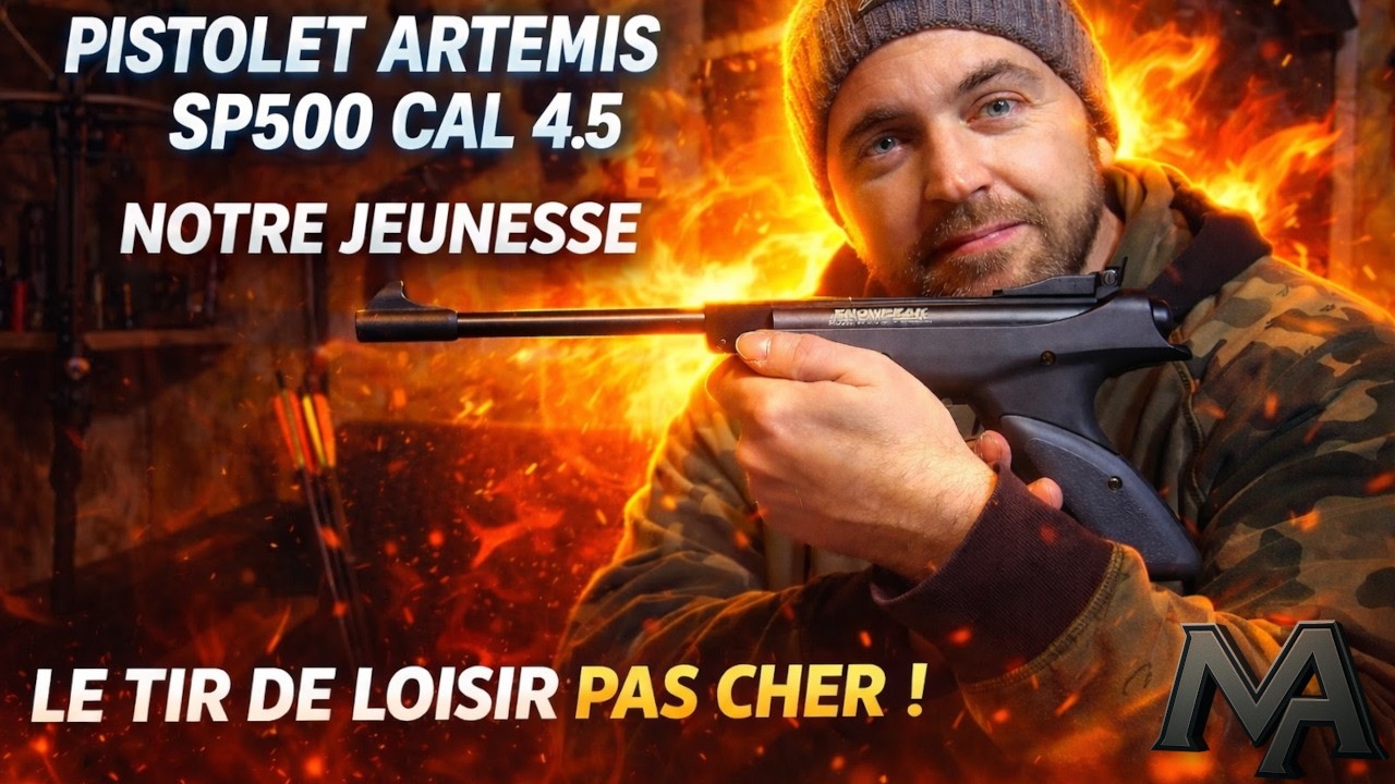 Pistolet à plombs Artemis SP 500 cal 4.5 mm plombs ! - de 60 euros pour débuter !