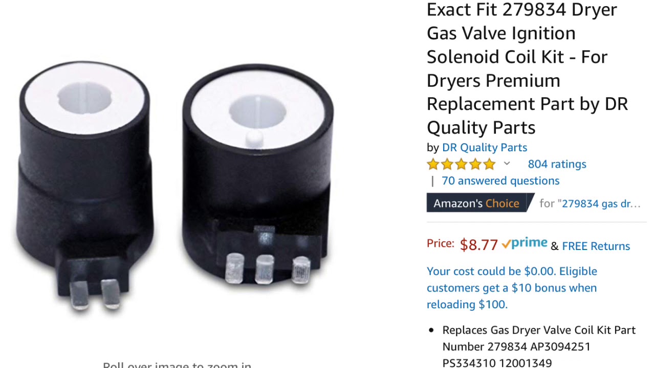 ✨ FRIGIDAIRE GAS DRYER NOT HEATING - Easy FIX ✨