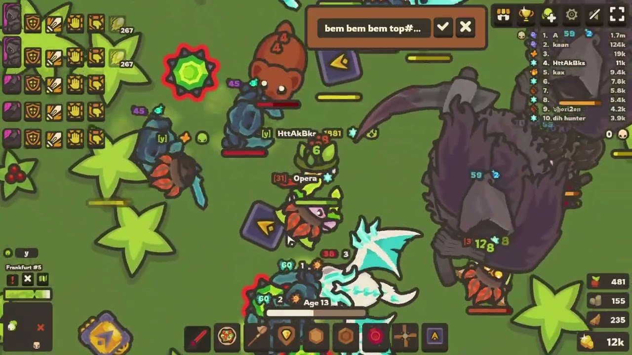 Taming.io- 1881 raiding 31 kids tonic with 3x reaper gameplay ( not professional )