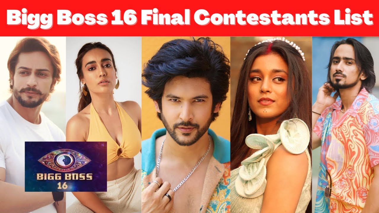 Bigg Boss 16 Confirm Contestant List 2022 -  Surbhi Jyoti, Shivin Narang, Kanika Mann | Bigg Boss