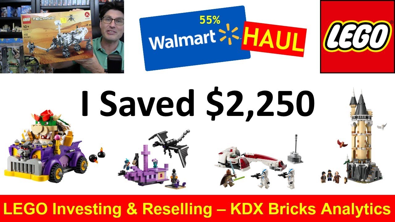 Сэкономил более 2000 долларов на LEGO во время распродажи в Walmart | Я купил Marvel, NASA, Star ...