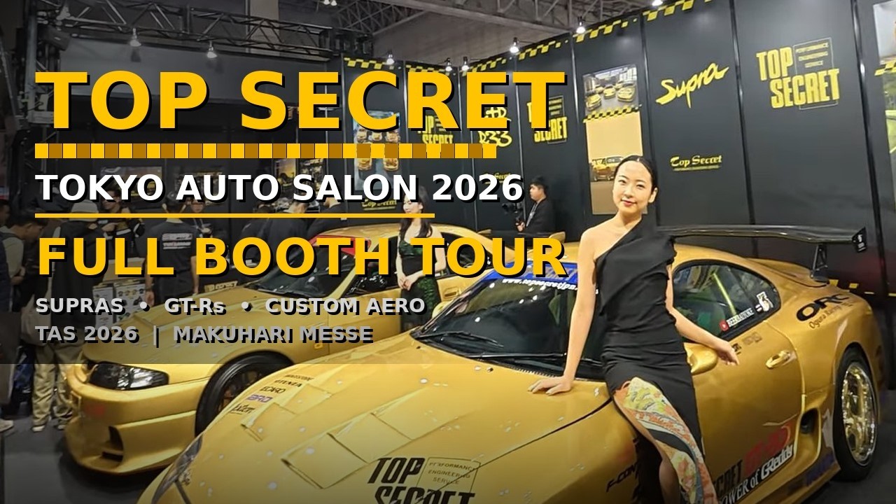 Top Secret Tokyo Auto Salon 2026 | Smokey Nagata Full Booth Tour 🔥