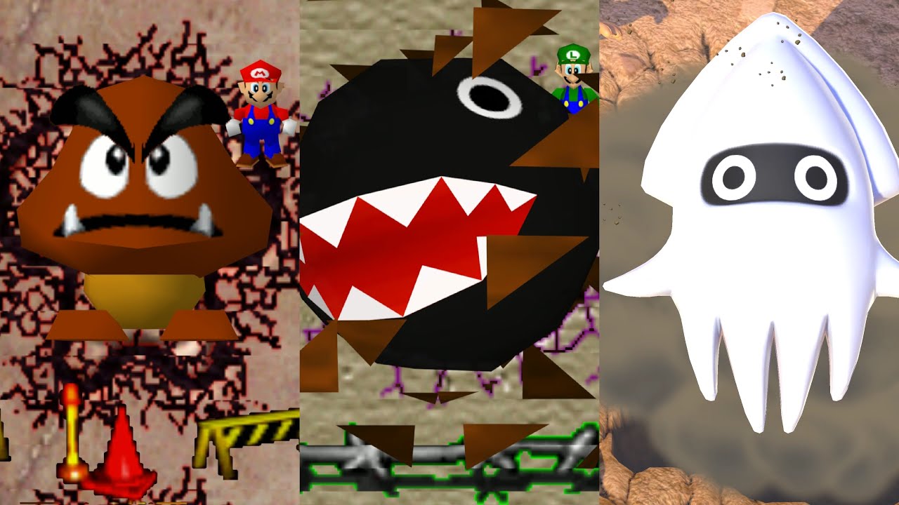 Evolution of Crazy Cutters in Mario Party Games (1998 - 2021)