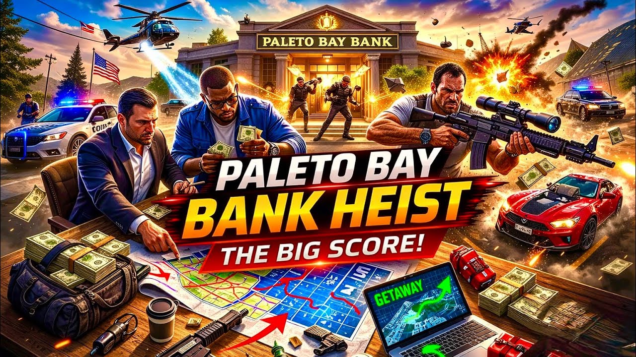 GTA 5 Story Mode – The Big Paleto Bay Score | Teamwork Tested Under Fire (PS5)