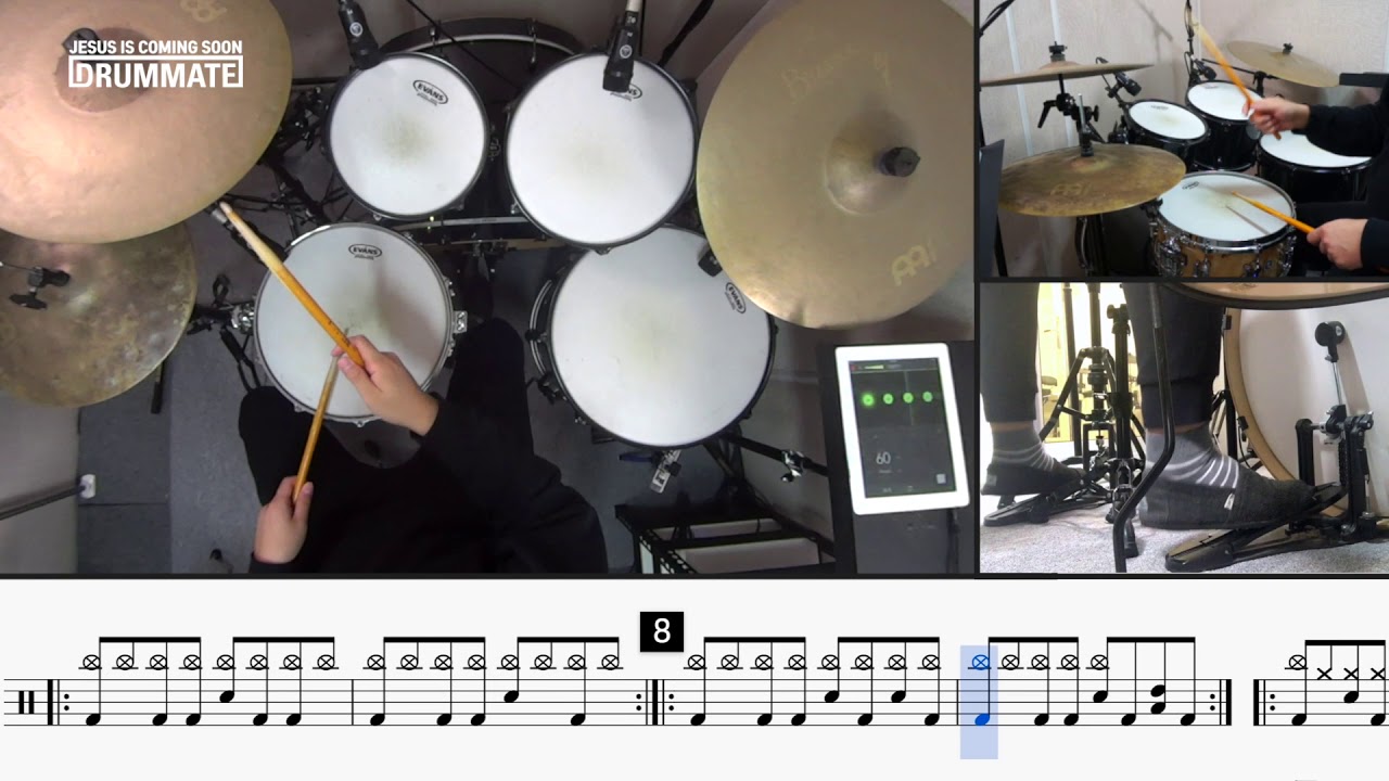 What I've Done - Linkin Park (★★☆☆☆)  Drum Tutorial
