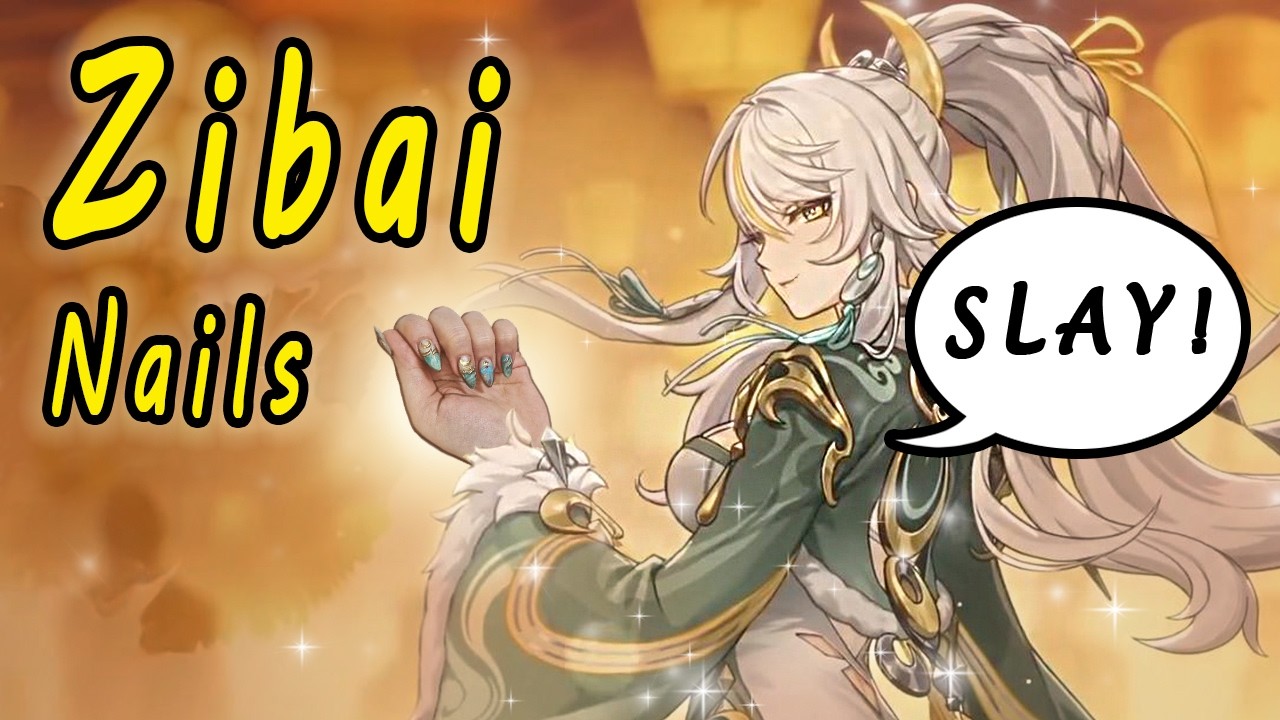 Making Zibai inspired nails