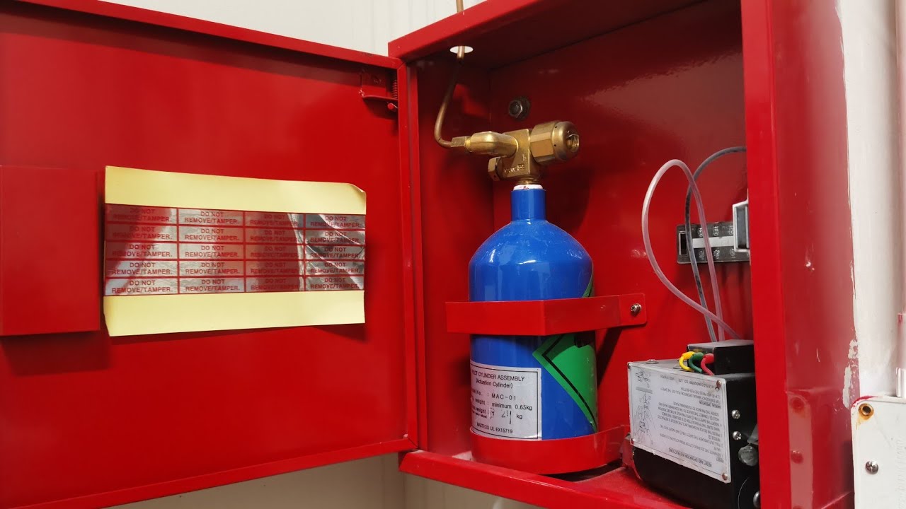 Hoạt động hệ thống chữa cháy FM200 || How to work of FM200 system?