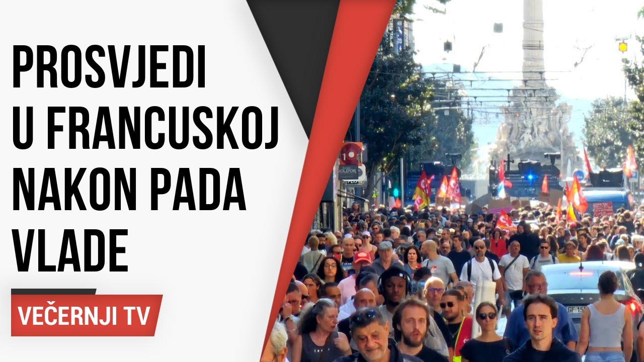 Prosvjedi u Francuskoj nakon pada vlade, traži se ostavka Macrona
