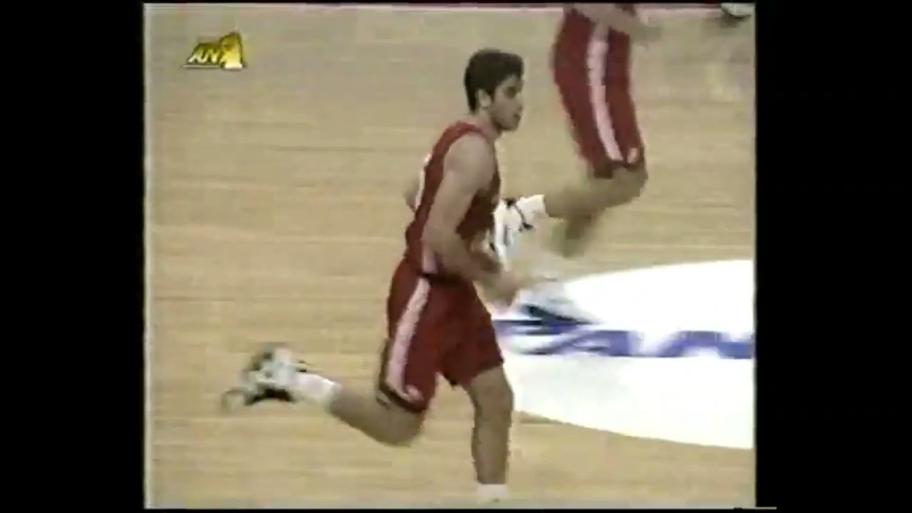 Sigalas acrobatic | Olympiacos vs Barcelona 04.01.1995