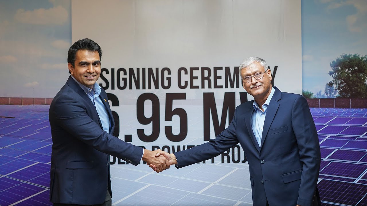 Reon Energy partnered with DG Cement to install a 6.95 MW Solar Power Plant