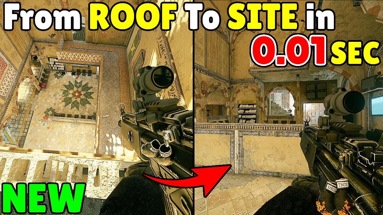 *NEW* CRAZY Rush Trick On The Reworked Border Map | Operation Crimson Heist - Rainbow Six Siege