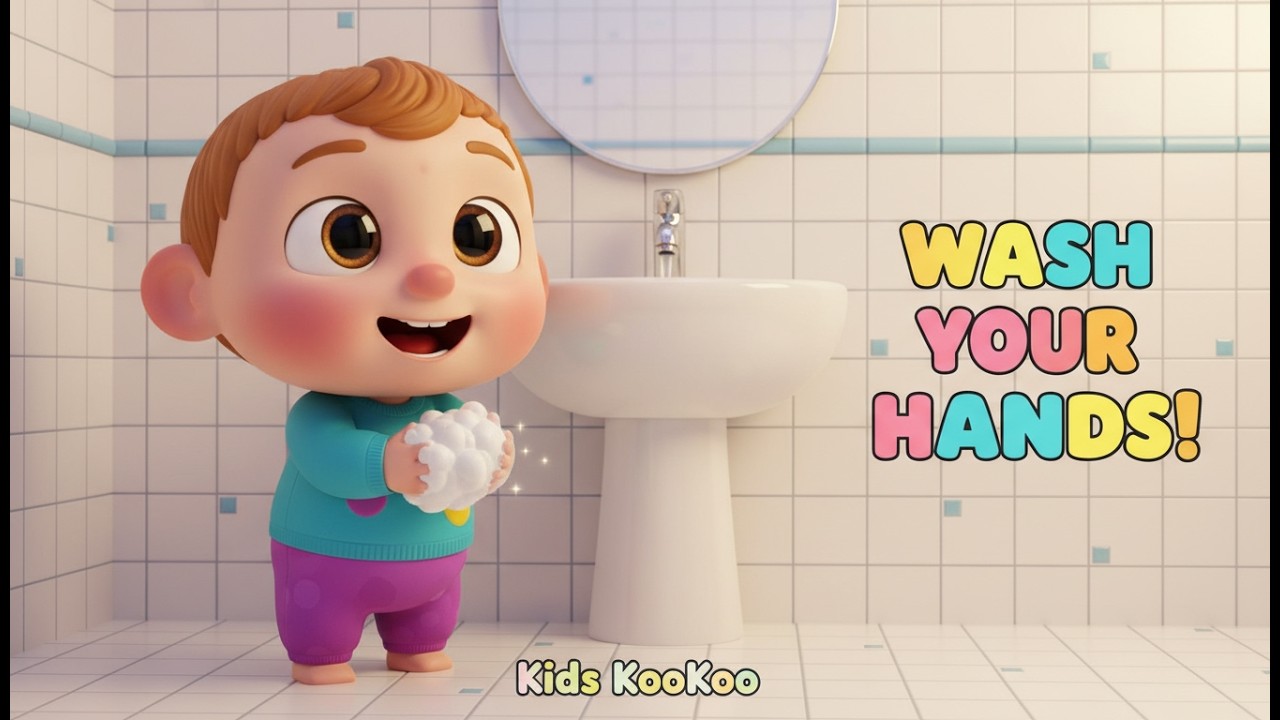 Wash Your Hands Song 🧼 | Kids KooKoo