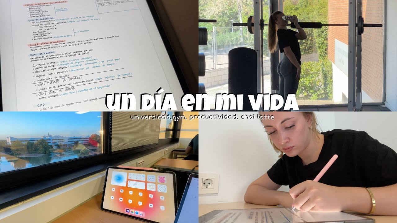 UN DIA CONMIGO 🎧 | universidad, gym, chai latte, productividad....