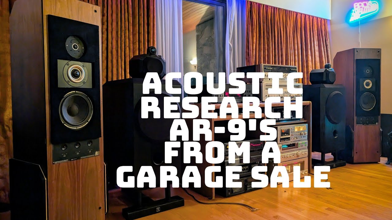Акустические системы Acoustic Research AR-9: ЛУЧШАЯ НАХОДКА НА ГАРАЖНОЙ РАСПРОДАЖЕ ЗА ВСЮ ИСТОРИЮ!?