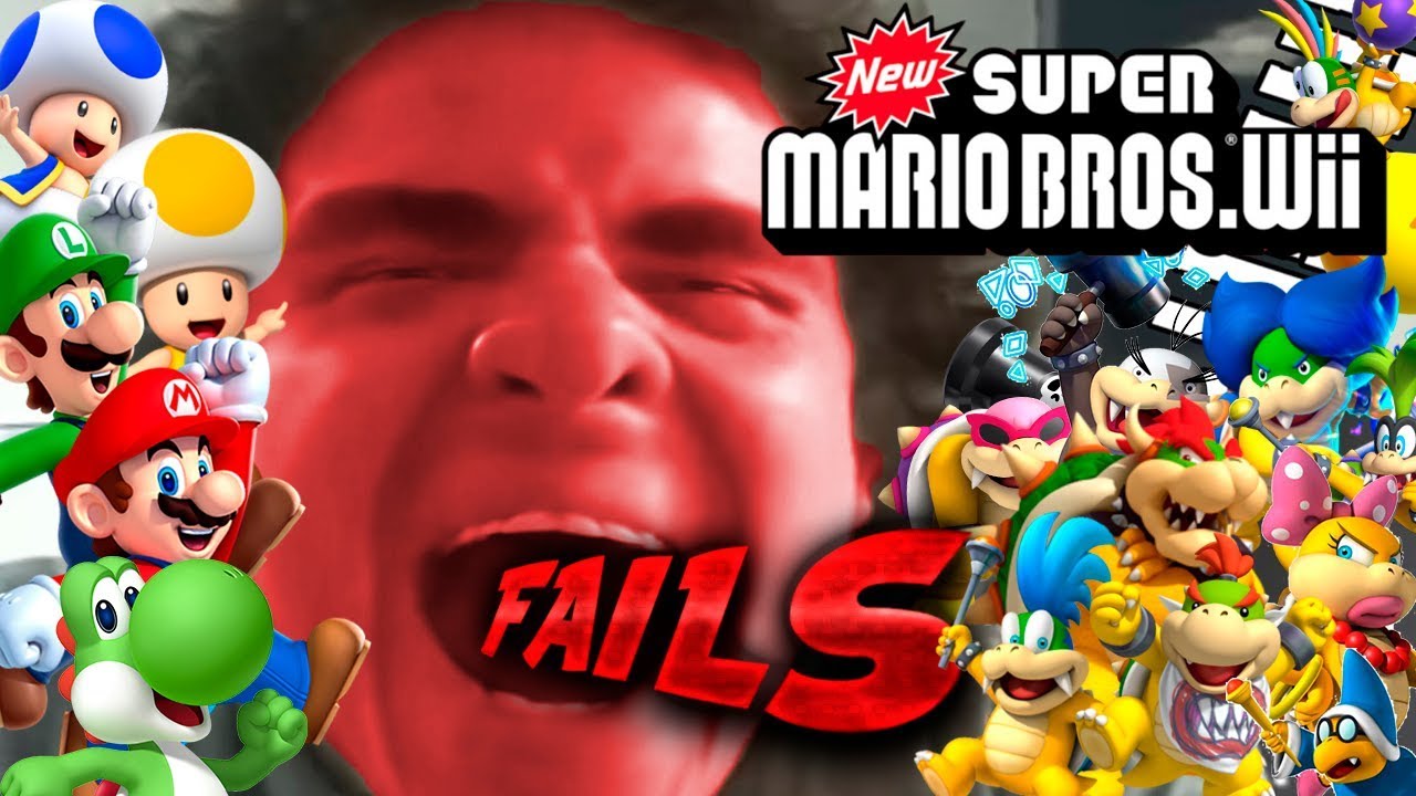 Recopilacion Todos Los Fails y Videos New Super Mario Bros WII. By: Diepiify