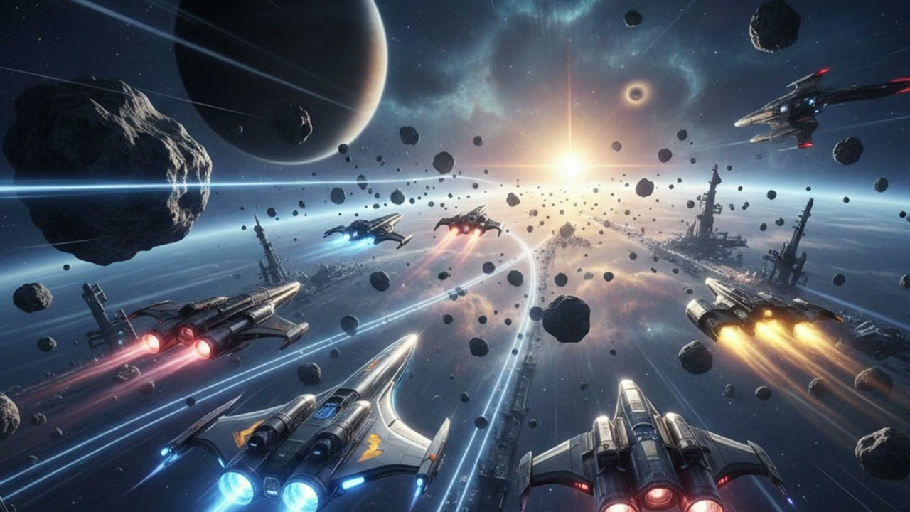 ✨DrumNBass Race – Space Ambient Music | Royalty Free, Chill & Sci-Fi Atmospheres