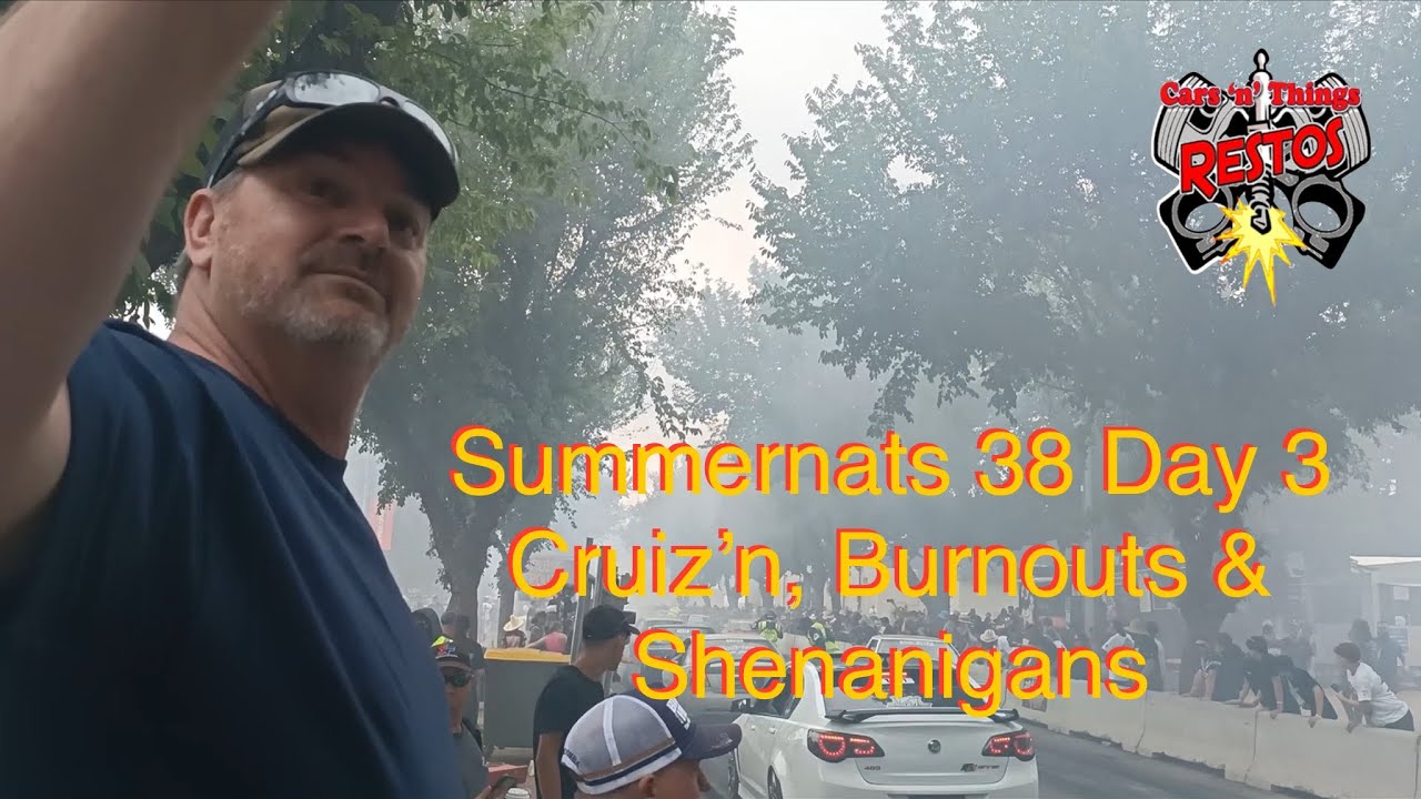 Summernats 38 Day 3 Cruiz’n, Burnouts & Shenanigans 
