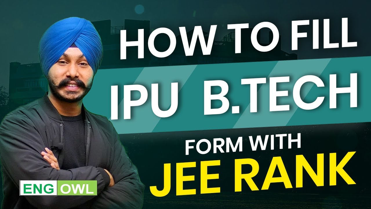 How to Fill IPU B.tech Form with CRL Rank |  IP University Admission 2025 | B.tech Admission 2025