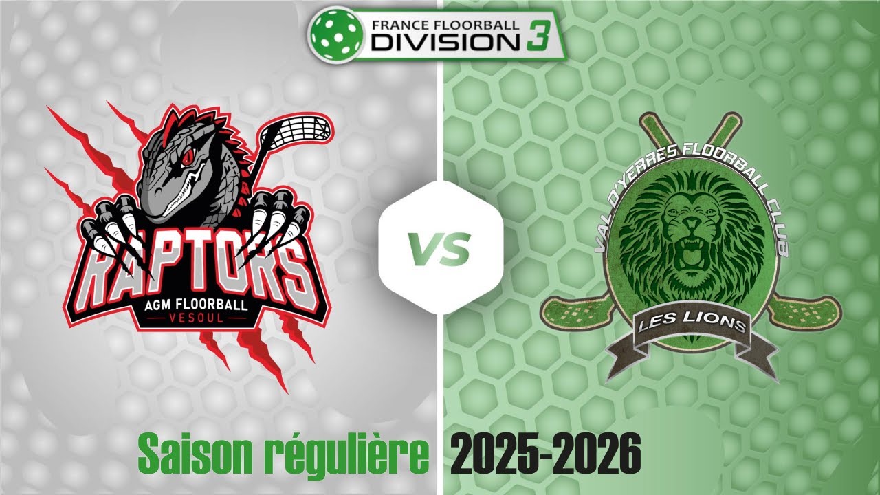 Floorball D3 / Est : Raptors vs. Lions Brunoy 2