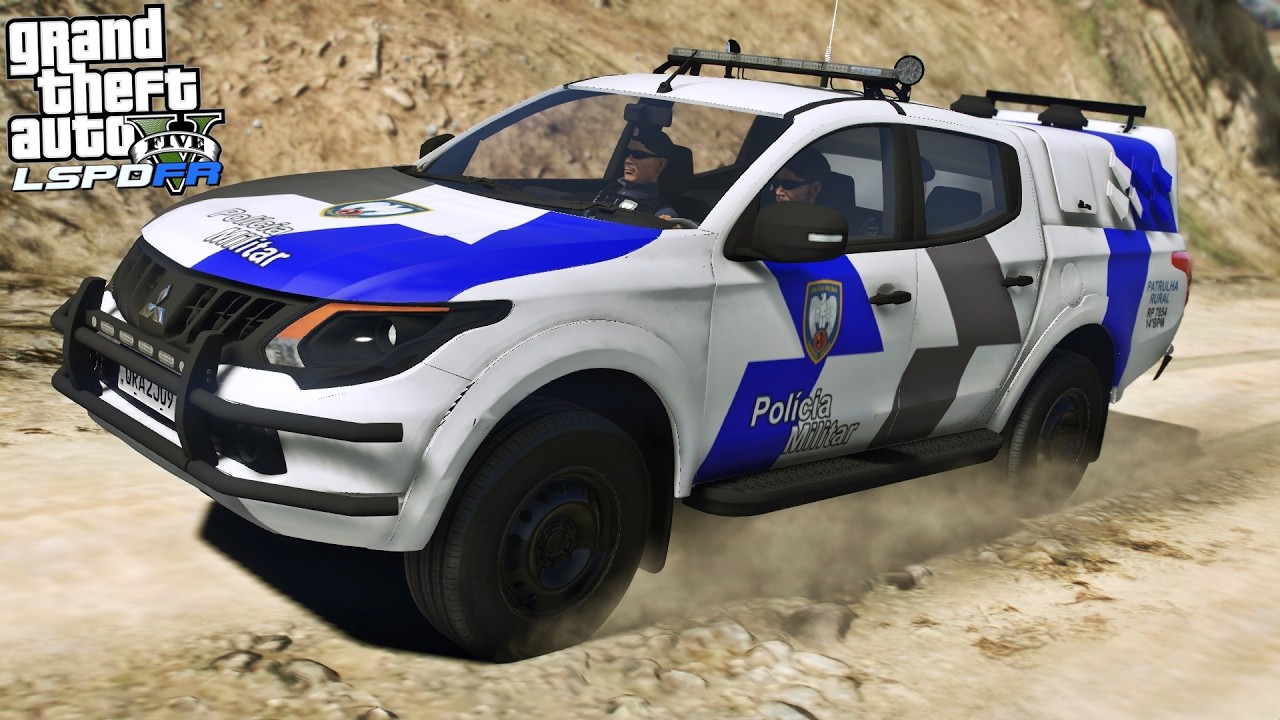 GTA V PMES - POLÍCIA MILITAR INTENSIFICA POLICIAMENTO NA ZONA RURAL | MITSUBISHI L200 - PMES