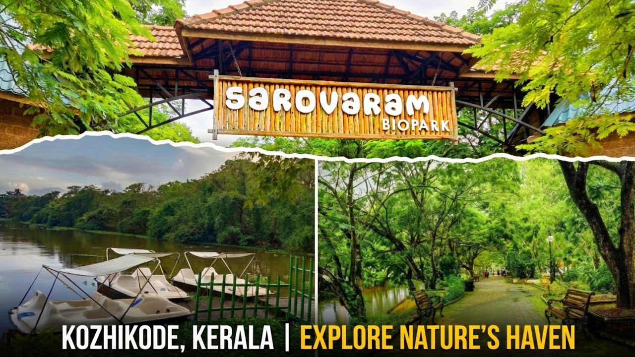 കമിതാക്കളുടെ പറുദീസ Sarovaram Bio Park Kozhikode | Ramesh & Suresh Vlogs