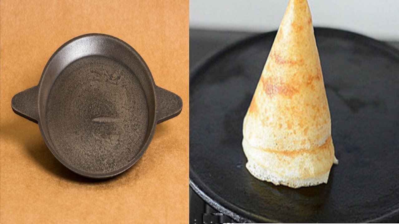 How to Clean or Season Cast Iron Dosa Pan(Tawa) and How to Prepare Crispy Dosa on Cast Iron Pan/Tawa