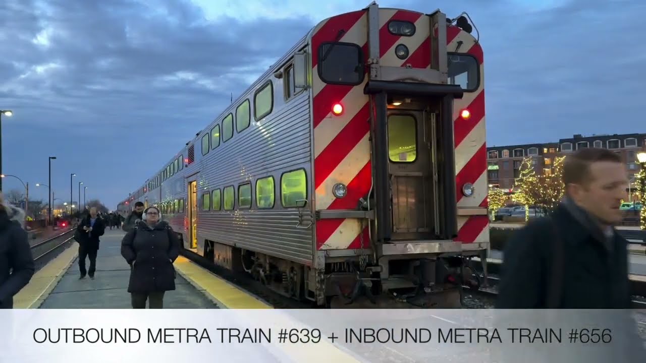 The Complete Metra Evening Rush Hour At Park Ridge On November 30, 2023