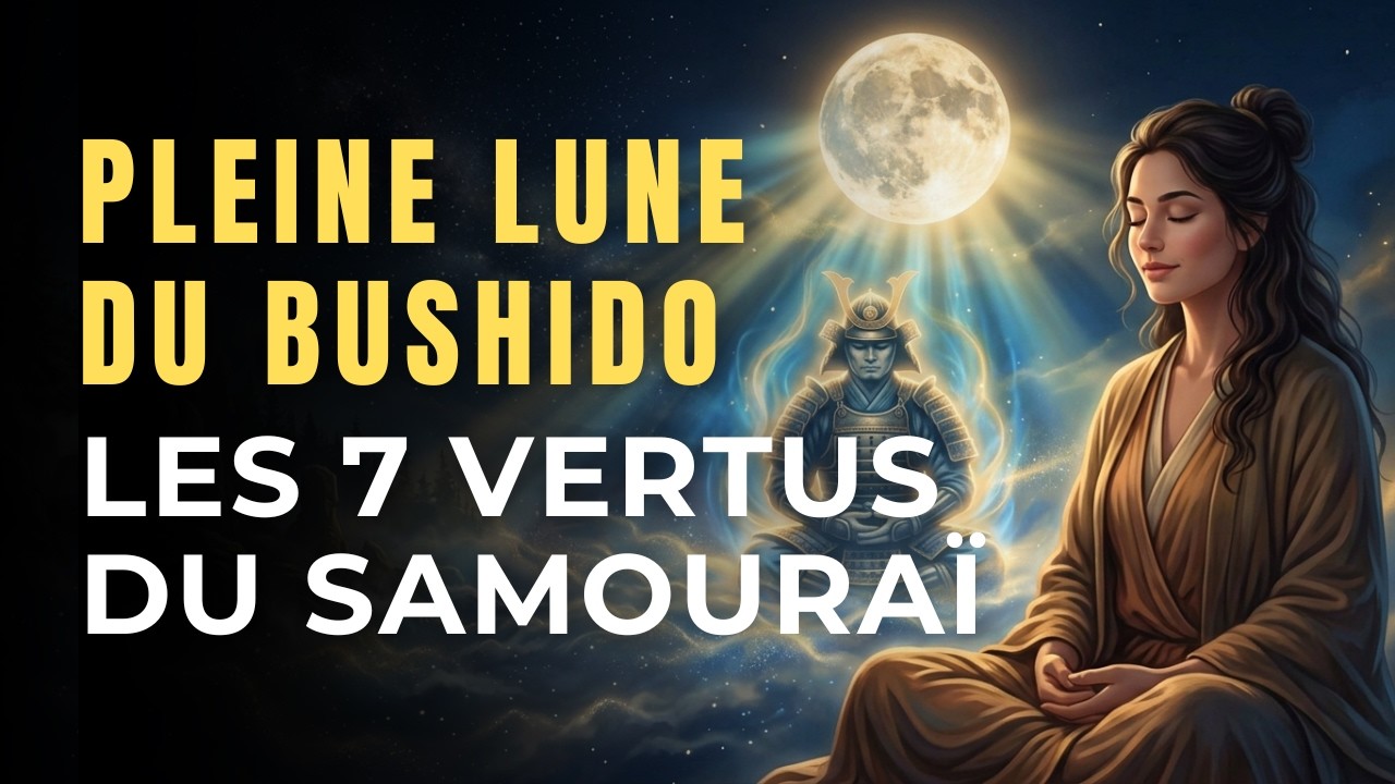 Pleine lune du samouraï : les 7 vertus du Bushido - Yoga Nidra et énergie de la pleine lune 🌕️