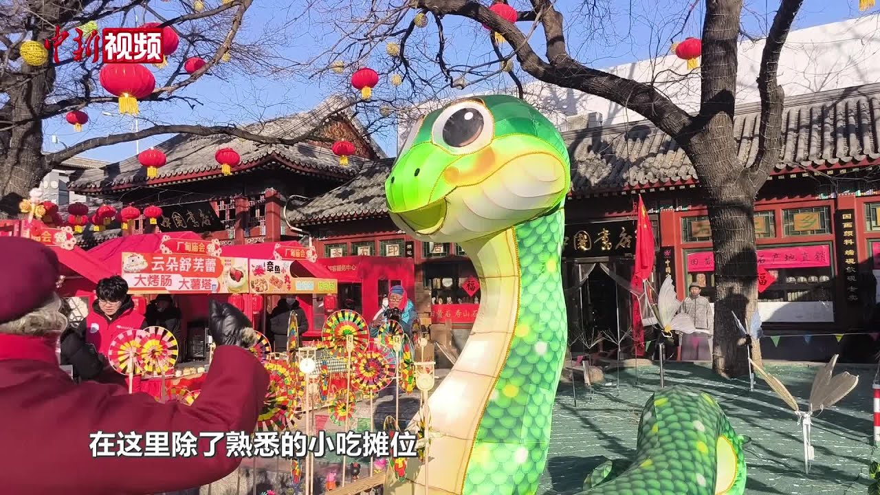 【小新的Vlog】北京厂甸庙会&ldquo;年味&rdquo;拉满！带你体验&ldquo;文市&rdquo;里的中国年