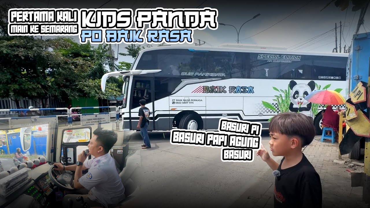 Pertama kalinya NAIKO ketemu KIDS PANDA PO BAIK RASA di Semarang 🍄