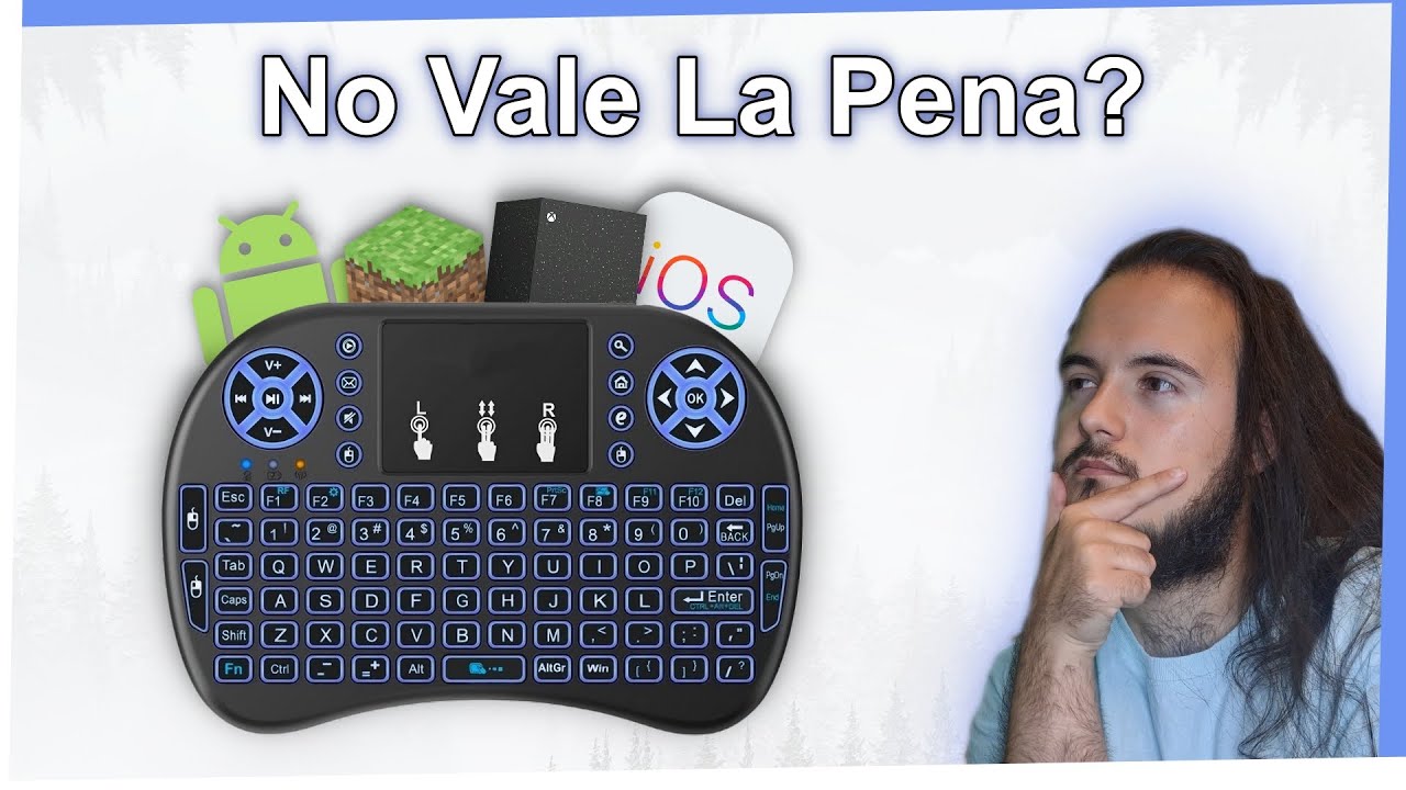 MERECE LA PENA Comprar Un MINI TECLADO Inalámbrico Para Android Y Pc 🤔