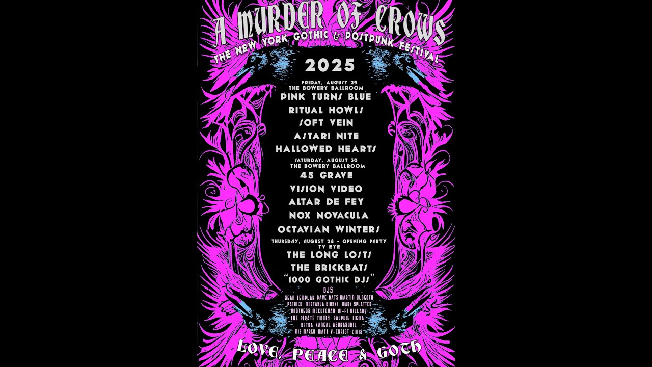 Sounds and Shadows Interview the Murder Of Crows Festival