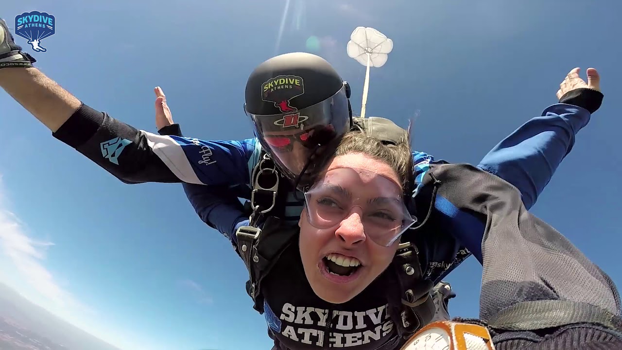 TANDEM SKYDIVING AT SKYDIVE ATHENS!!! WE LOVE TO FLY FROM 14.000 FT!