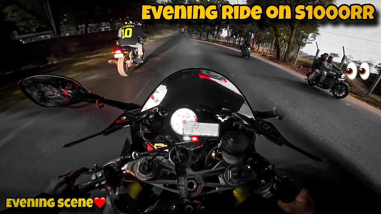 SMALL EVENING RIDE IN RANCHI || WITH BMW  S1000RR ||