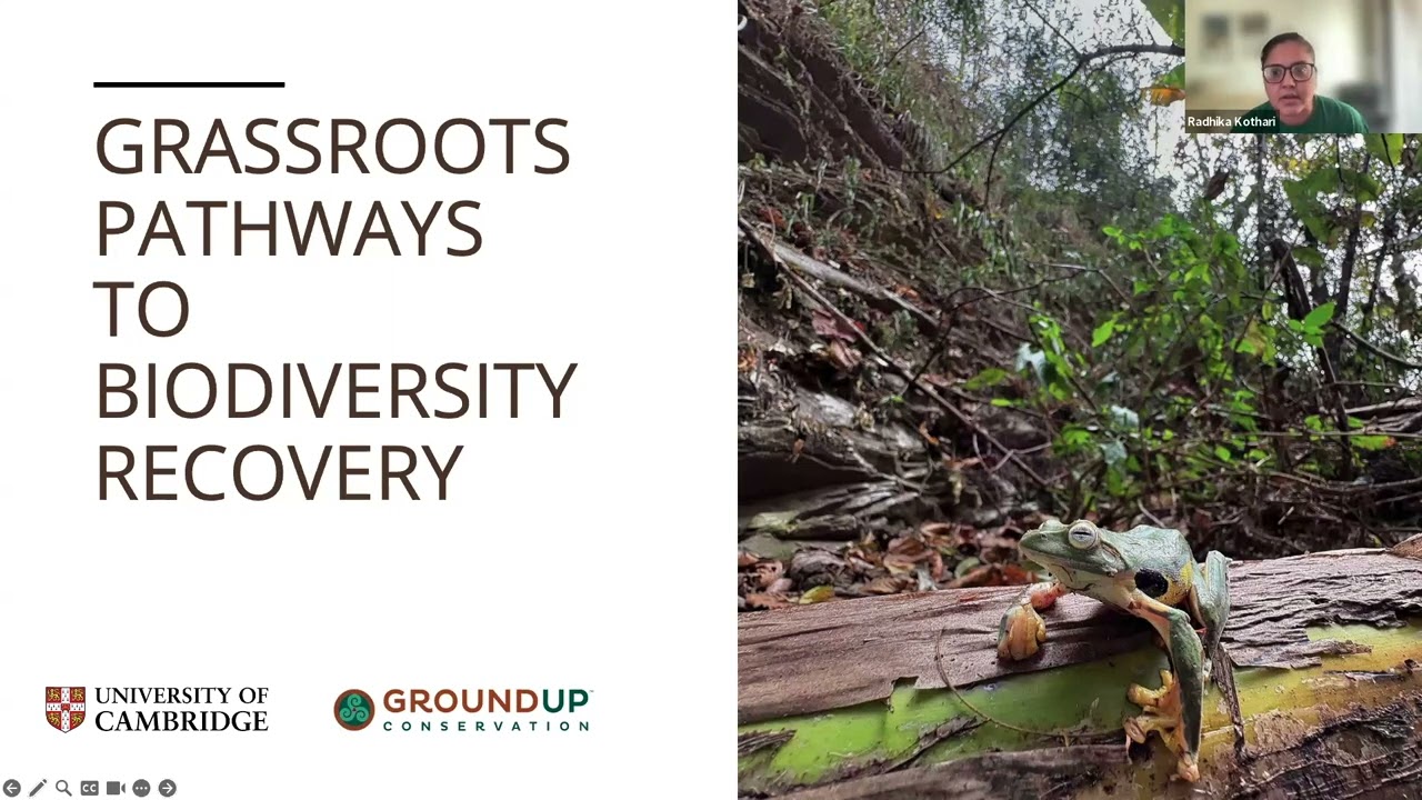 SCLA Fund End of Project Seminar: Grassroots Pathway to Biodiversity Recovery
