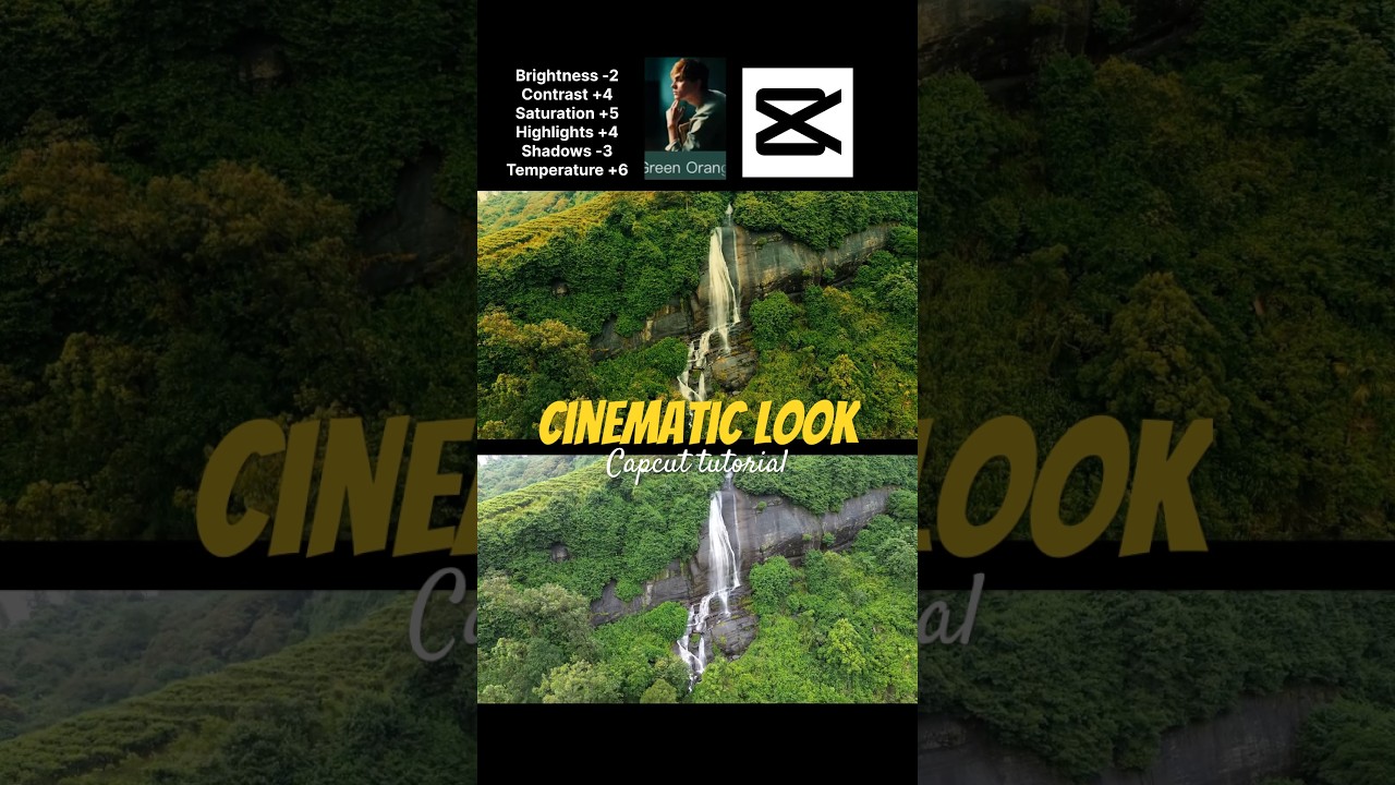 Capcut cinematic color grading tutorial #youtubeshorts #shorts