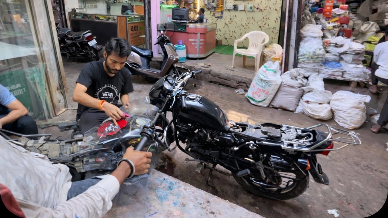 Apni Bike Ko Bana Di Super Stylish | Full Modification | Bike Ka Dangerous New Look 😱 #vloglife 