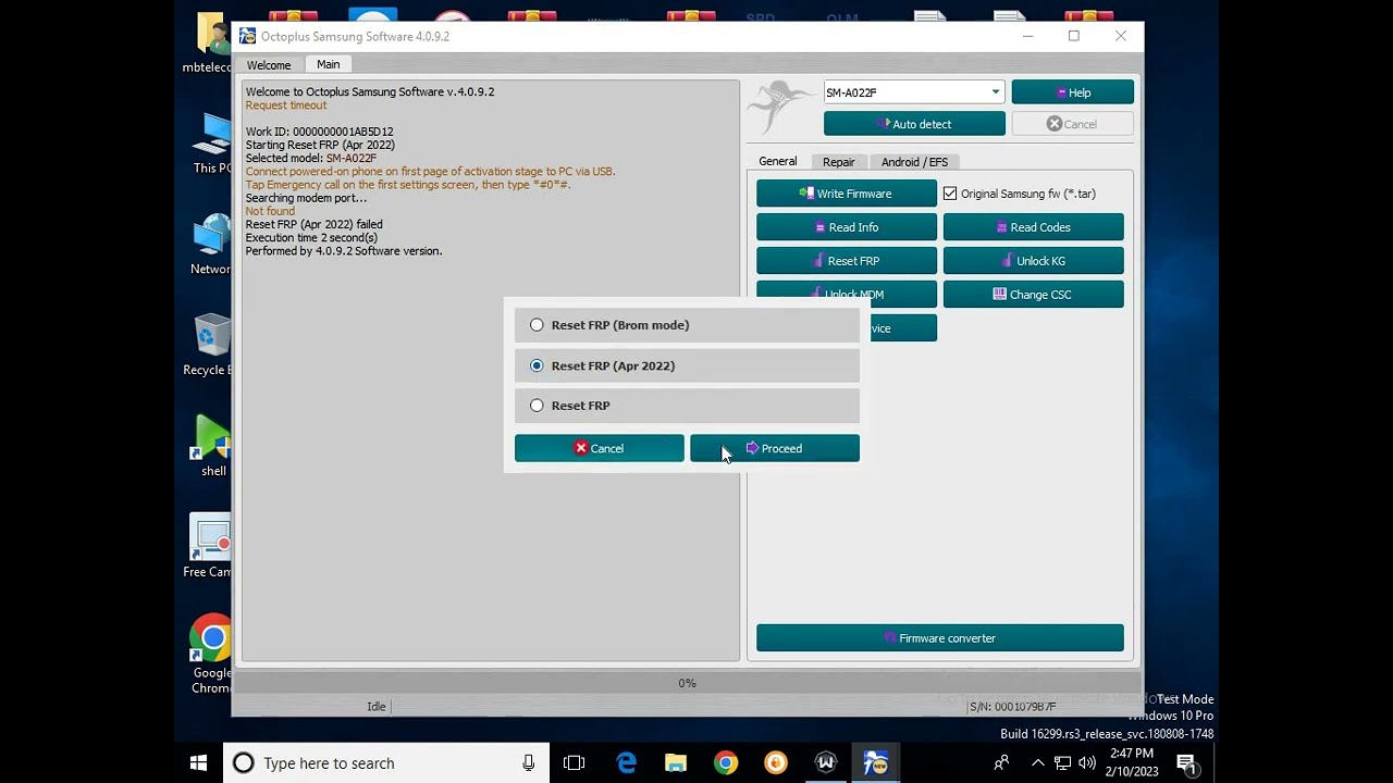 All Samsung Frp Bypass Octoplus Box One Click