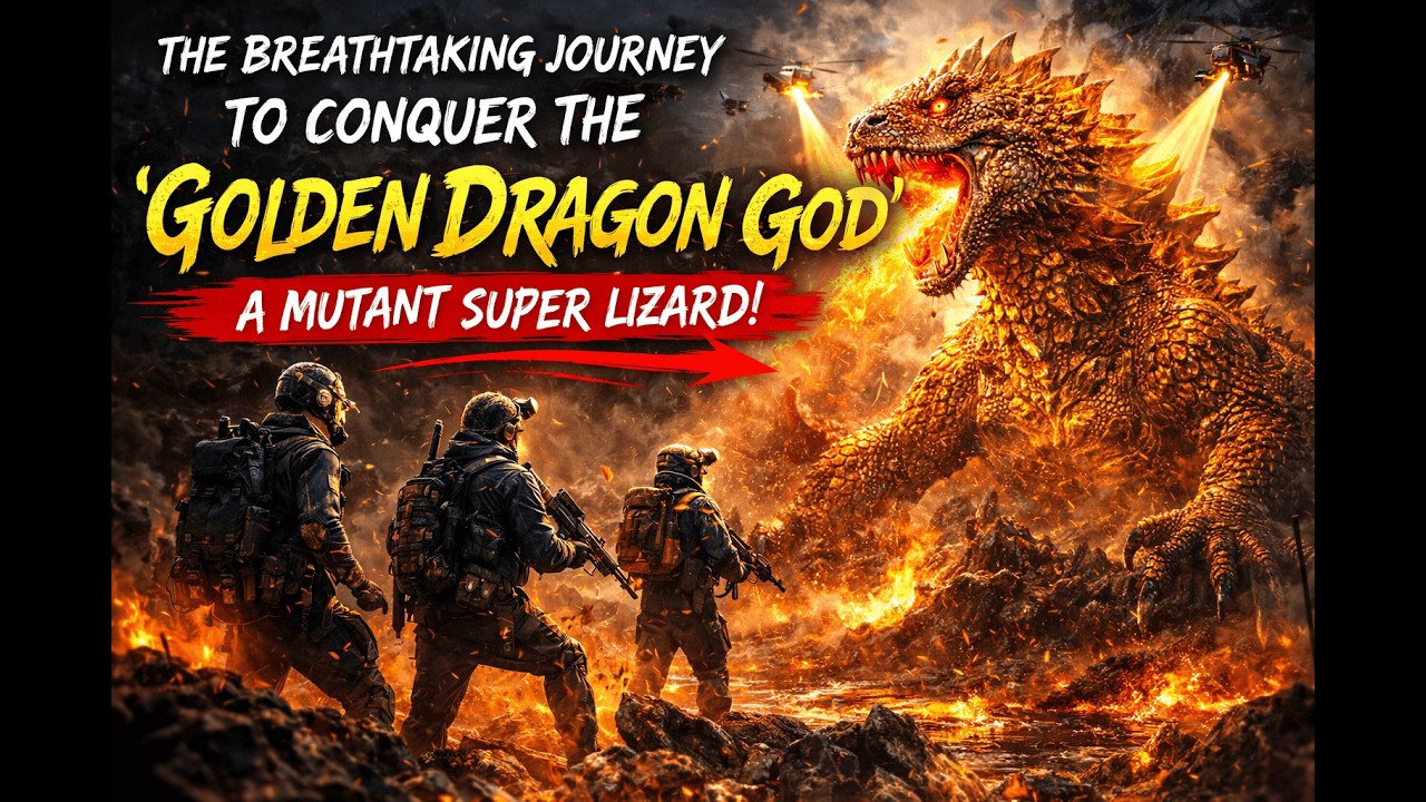 The breathtaking journey to conquer the 'Golden Dragon God' - A Mutant Super Lizard