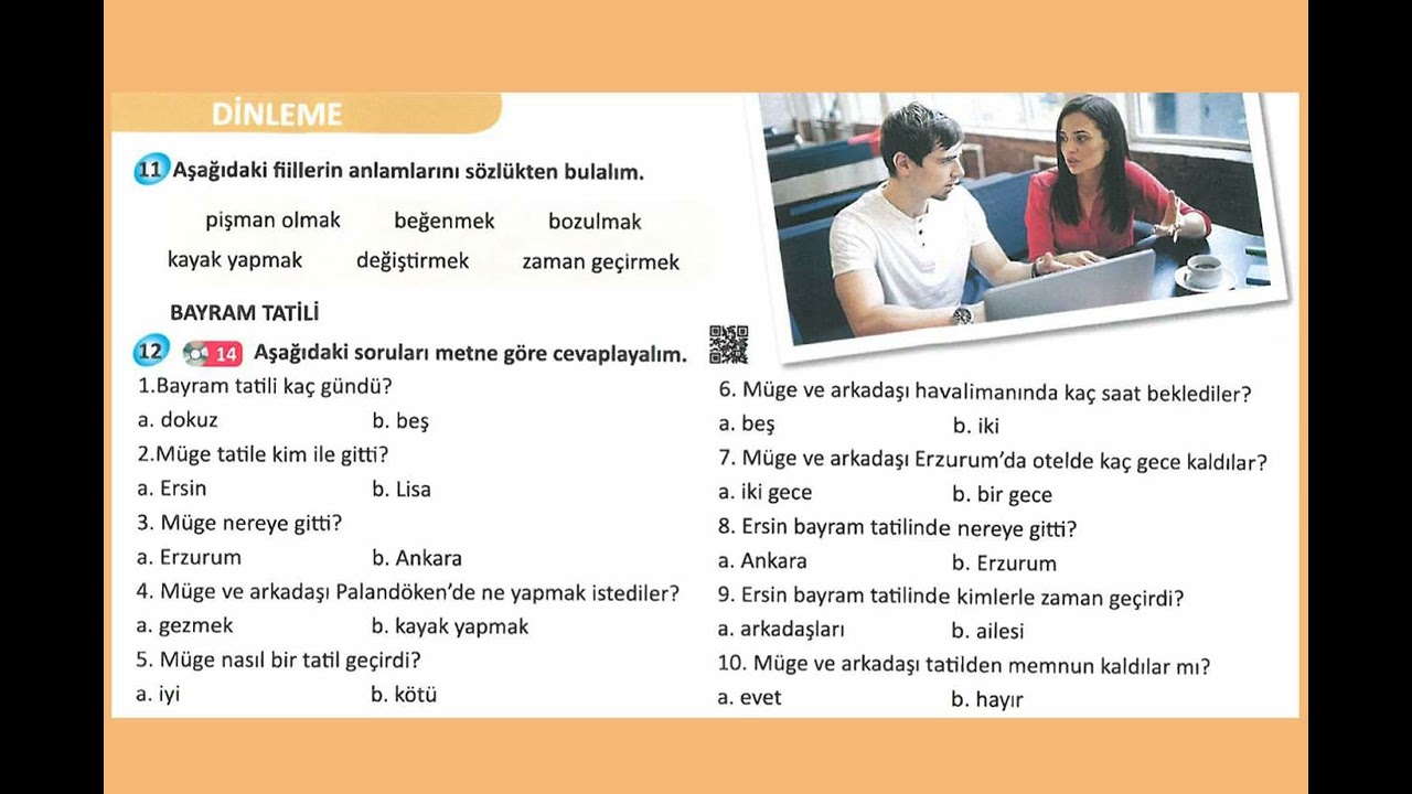 Yeni İstanbul A1: Ünite 5 Dinleme 14