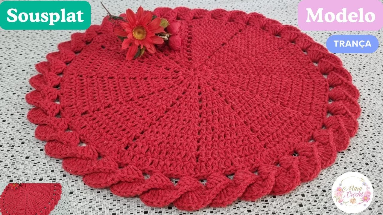 SOUSPLAT TRANÇADO , SUPER FAÇIL E ECONÓMICO..VEM APRENDER COMIGO.. 💗💗💗💗